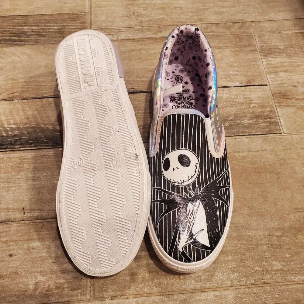 Disney Nightmare Before Christmas Slip-On Sneakers 8.5